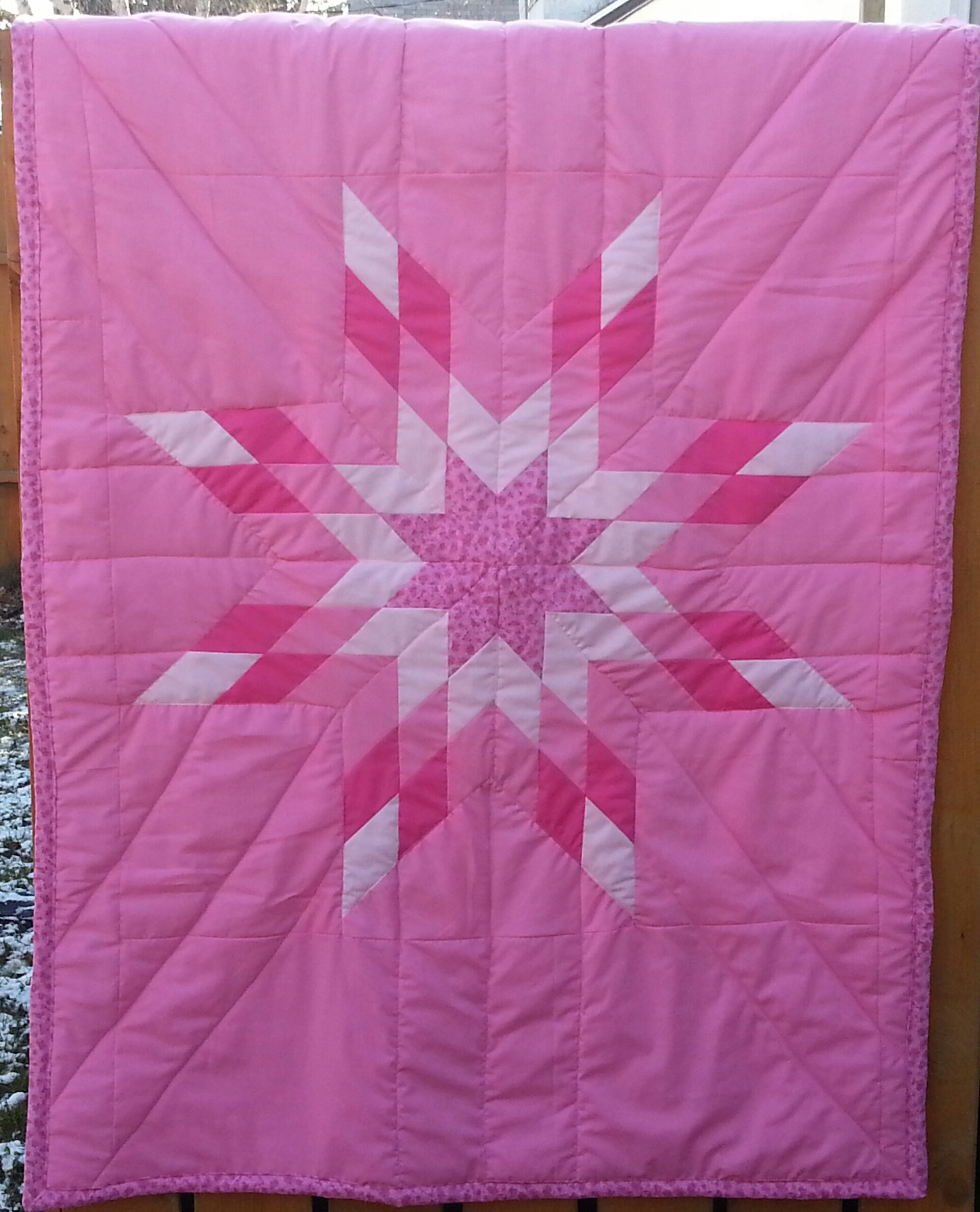 pink star blanket
